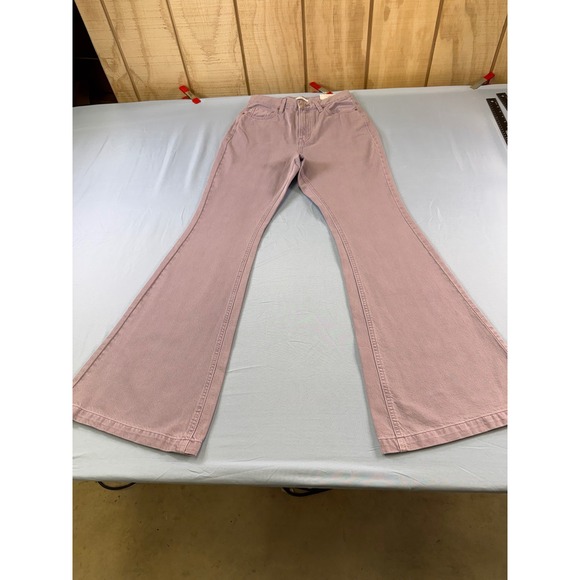 PacSun Denim - PacSun High Rise Flare Jeans 27‎ NWT Dusty Lavender Mauve Purple Denim Pants